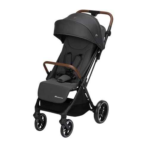 Bebeconfort Indra, Cadeira de passeio para bebé, 0-4 anos (22 kg), carrinho de passeio dobrável rápido e automático, suspensão integrada, posição de reclinação total, compatível com cadeira de carro,