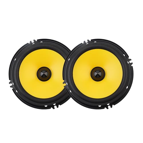 ePathChina 2 altifalantes de áudio para carro de frequência de gama completa, altifalantes ultrafinos modificados de graves médios, instalação não destrutiva (6 polegadas)