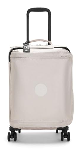 Kipling Spontaneous S Bagagem com rodas de cabine pequena, Prateado, P