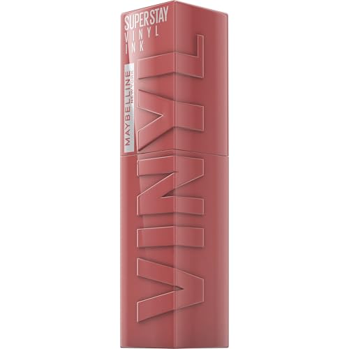 Maybelline New York Superstay Vinyl Ink, batom, efeito vinil, vinil fixo, longa duração, tom 35 cheeky