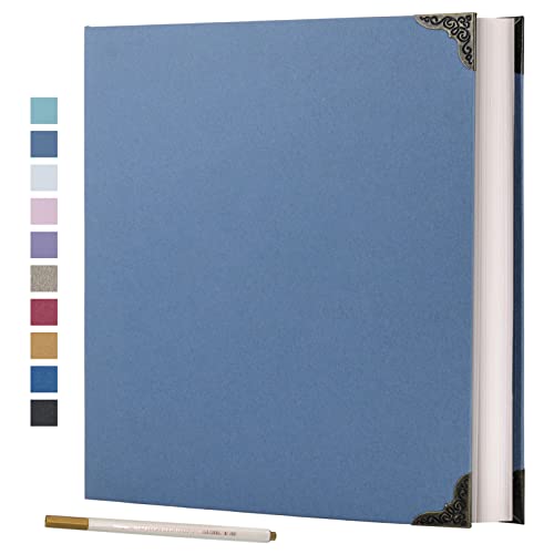 Vienrose Álbum de fotos autocolante 40 páginas capa dura com kit DIY Scrapbooking livro de recortes de papel de 3 anéis para amantes amigos crianças aniversário de casamento presente