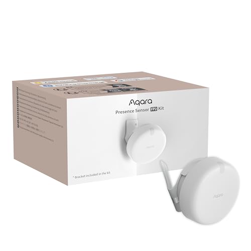 Aqara Sensor de presença FP2 suporte, sensor de movimento com radar de ondas milimétricas, deteção de quedas e várias pessoas, compatível com HomeKit, Alexa, Google Home e Home Assistant