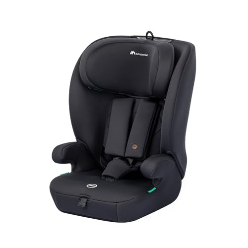 Bebeconfort Ever i-Safe, Alçador de carro para crianças, 15 meses a 12 anos, 76-150 cm, cadeira de carro evolutiva, segurança R129, proteção contra impactos laterais, 11 posições de apoio de cabeça