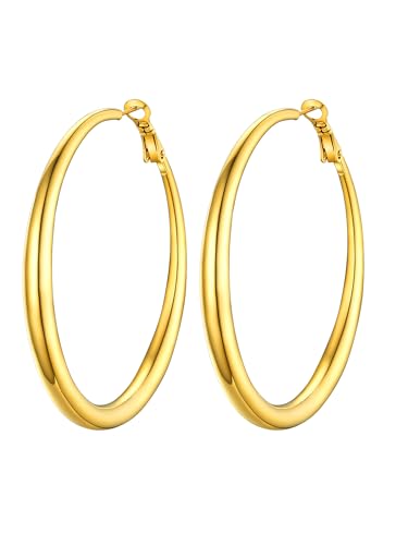 PROSTEEL 2 unidades brincos de artilagos grossos mulheres, piercing de orelha, presente original para mães avó, amigas, inclui caixa de presente