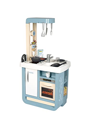 Smoby - Bon Appetit Brinquedo de cozinha, 23 acessórios, forno e sino, placa de cozedura com efeitos sonoros, a partir de 3 anos (7600310824)