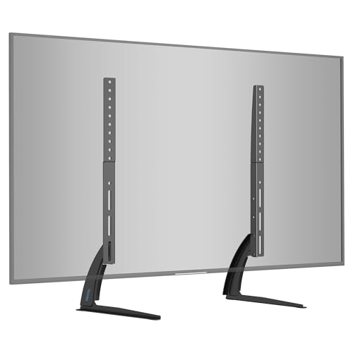 BONTEC Suporte para TV pés de pé para televisão, pernas de TV de 22 a 65 polegadas LED/LCD/Plasma/Curva/Plana, suporte para pés com carga máxima. 50 kg, MAX VESA 800 x 400 mm