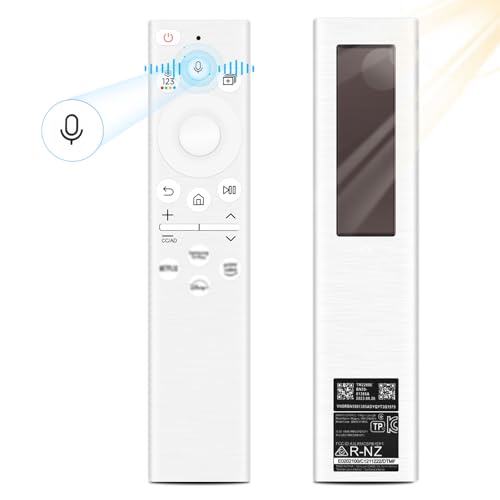 Controlo remoto de substituição para Samsung, BN59-01391A Solar Charging Voice Remote Control for Samsung Smart TV, universal para Samsung TV Remote Controls compatível com Samsung 2021-2022 Smart TV