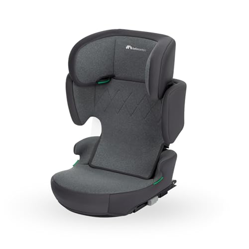 Bebeconfort RoadFix i-Size, Cadeira de carro com encosto para elevação, 3,5 - 12 anos (100-150 cm), cadeira de carro ISOFIX, cadeira de carro dobrável, leve (4,4 kg), 14 posições de apoio de cabeça