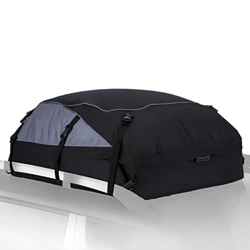 Saco porta-bagagens teto carro (585 litros). Saco de teto para carro impermeável feito de Oxford 600 interior PVC, flexível com 6 correias para instalação em carros com ou sem baca. (130 x 100 x 45 cm