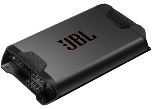 JBL Concert A704 Amplificador de carro de 4 canais classe AB - estágio de potência para carro com 4 x 70 watts RMS - 1000 watts de pico para 4 altifalantes, ou 2 mais 1 subwoofer, ou 2 colunas