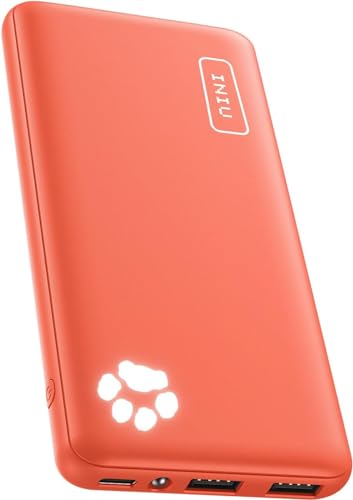 INIU Power Bank, Slimmest 10000 mAh bateria externa de carregamento rápido, 3A USB C carregador portátil 3 portas Powerbank para iPhone 14 13 12 11 X Pro MAX Samsung S22 S21 S20 Xiaomi iPad Tablet