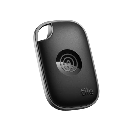 Tile by Life360 Pro (2024) - Localizador Bluetooth poderoso, localizador de chaves e localizador de objetos para chaves, malas e muito mais. Localizador de telefones. Pacote de 1 (preto)