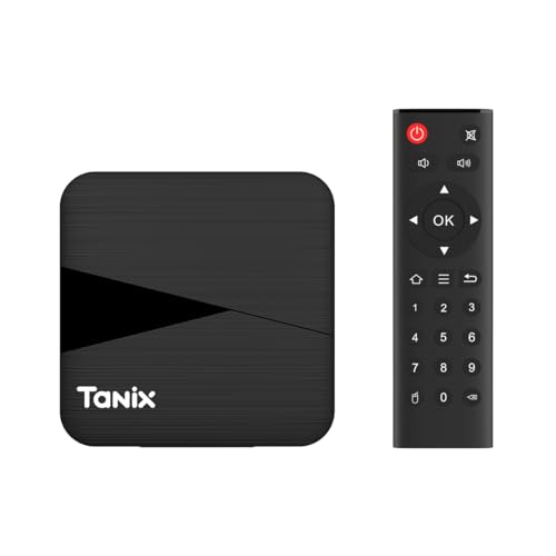 Android TV Box, Android 11.0 Box, 4 GB RAM 64 GB ROM S905W2 Quad-Core GPU Mali-G31 Smart TV Box Support 2.4G/5G Dual-Band WiFi BT 5.0 USB 2.0 HD 4K
