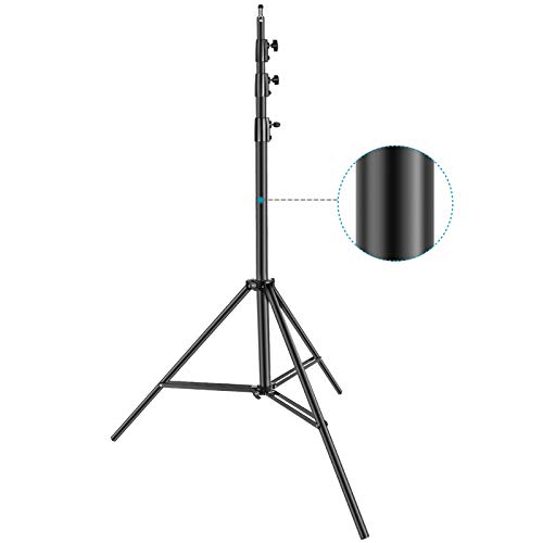 NEEWER Suporte de luz resistente de metal, 13 pés/4 m tripé de fotografia ajustável C Stand com amortecedor, 1/4 " parafuso para holofote estúdio, luz LED contínua, flash, carga máxima: 22 lb/10 kg