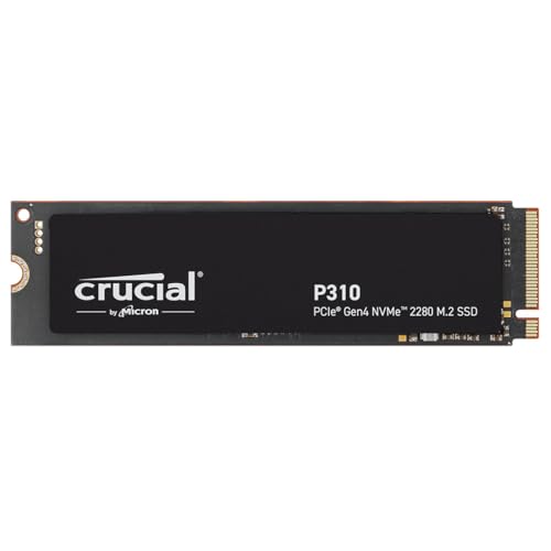Crucial P310 4TB PCIe Gen4 NVMe M.2 2280 SSD Interno Gaming, disco rígido SSD, até 7.100 MB/s, compatível com computador portátil e de mesa - CT4000P310SSD801