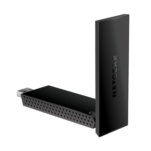 NETGEAR Adaptador USB WiFi 6 A7500 | adaptador WiFi que fornece uma conexão sem fios USB 3.0 de velocidade superior de até 1, 8 Gbps | Funciona com qualquer dispositivo WiFi 6 ou WiFi 5
