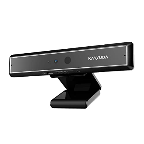 Kaysuda CA20 Câmara IR USB de reconhecimento facial para Windows Hello Windows 11, Web Camera Up to 1080P (Entry Level) com microfone duplo omnidirecional para videoconferência e escritório em casa