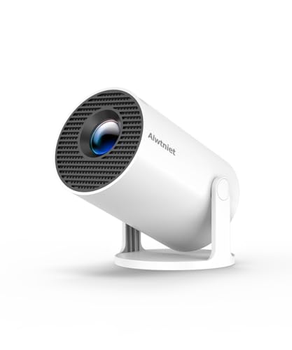 2025 Projetor de atualização 4k 1080P Full HD suporte, mini projetor portátil com Android 11, 200ANSI 8000 Lumens, projetor de vídeo WiFi 6 BT 5.0, projetor de cinema de 180 °Pode ser girado para TV