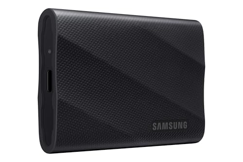 Samsung Portátil SSD T9, 4 TB, disco rígido externo, leitura e gravação 2.000 MB/s, USB 3.2 Gen.2x2, para profissionais e criativos, compatível com PC, Mac, Android e câmaras 12K, preto (MU-PG4T0B/UE)