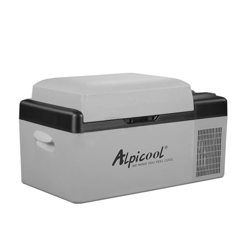 Alpicool EC20 20L Elétrico frigorífico de carro portátil frigoríficos mini frigorífico de carro 12/24 V CC congelador do automóvel para casa ao ar livre Camping, viagens (pilha não incluída)