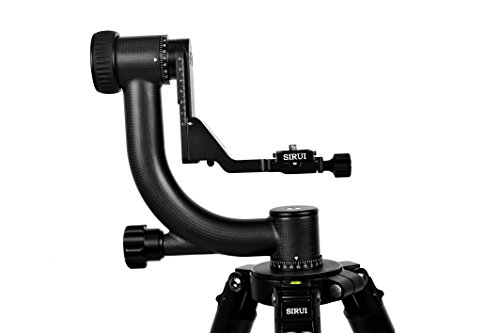 SIRUI PH-20 Gimbal Head cabeça tripé profissional de fibra de carbono, cabeça de cardan panorâmica de 360° com placa de libertação rápida arco-Swiss, para tripé e monopé, carga máxima 20 kg