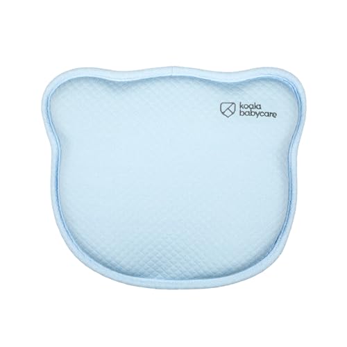 Almofada para bebé com plagiocefalia removível (com duas forras) para prevenir/curar a Cabeça Plana em Memory Foam Anti-asfixia - KoalaBabycare® - Perfect Head