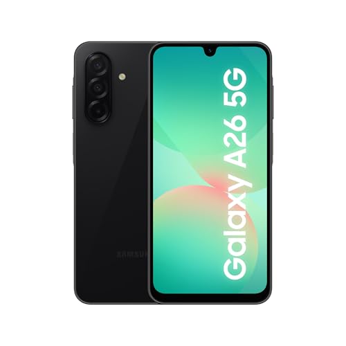 Samsung Galaxy A26 5G 256GB Telemóvel, inteligência incrível, 6 GB RAM, 50 MP câmera, preto, garantia do fabricante 3 anos + 1 ano extra