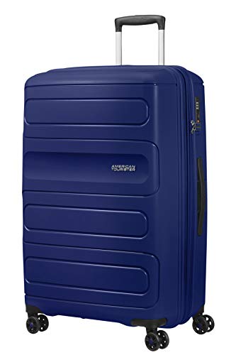 American Tourister Sunside Spinner expansível, Azul (Dark Navy), Spinner L expansível (77 cm-118 l)