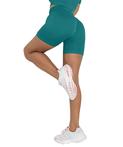Merlvida Cintura alta leggings curtas mulher push-up calções desporto sem costura ginásio calções elásticos calças curtas opacos roupa de verão leggings desportivas para ioga fitness Running