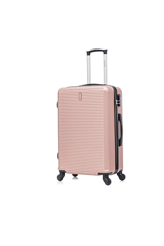 CELIMS - Malas leves aprovadas por mais de 100 companhias aéreas, para viajar com confiança, Ouro rosa, Malas e trolleys