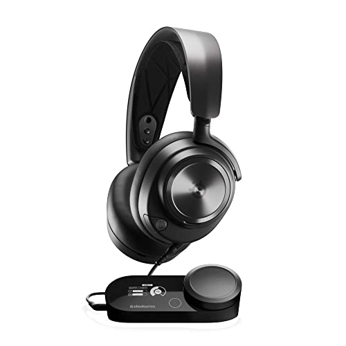 SteelSeries Arctis Nova Pro - Capacetes Xbox com cabo - áudio alta res - áudio espaço 360° - GameDAC Gen 2 - Micro ClearCast Gen 2 - Xbox, PC, PS5, PS4, Switch 2