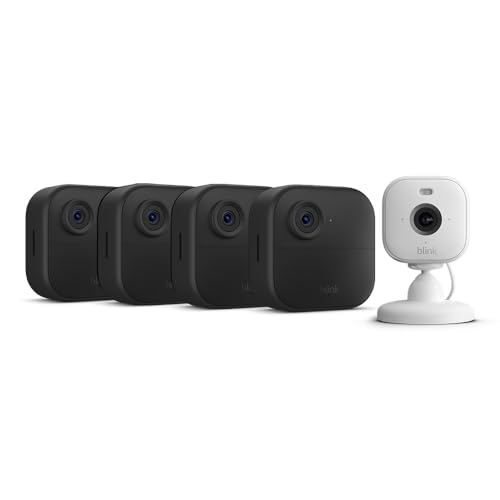 Nueva Blink Outdoor 4 (sistema de 4 cámaras con Sync Module Core incluido) + Blink Mini 2 (blanco)