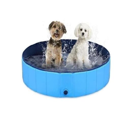 SHJOEE Piscina dobrável para cães, gatos, crianças banheira portátil para animais de estimação de PVC piscina para animais de estimação pequenos médios e grandes antiderrapante vários usos para