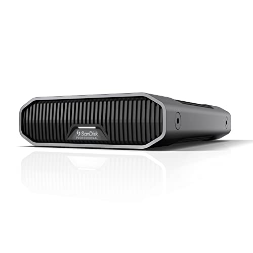 SanDisk Professional G-Drive de 22 TB, disco rígido de mesa de classe empresarial de 22 TB, até 280 MB/s USB-C (5 Gbps), USB3.2 Gen 1