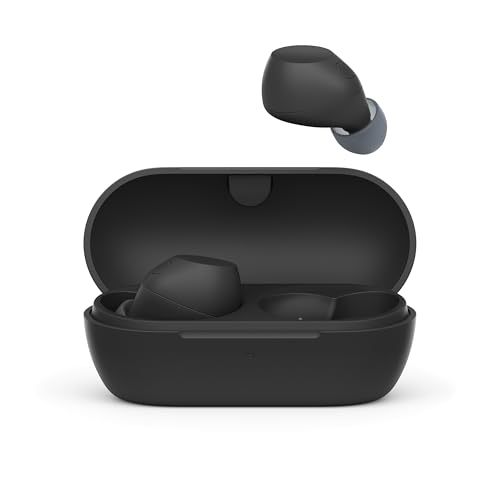 Sony WF-C710NSA Auriculares sem fios In-Ear com Noise Cancelling, leves, controlos táteis, conexão multiponto, IPX4, bateria de até 40 h, carregamento rápido, iOS e Android - preto
