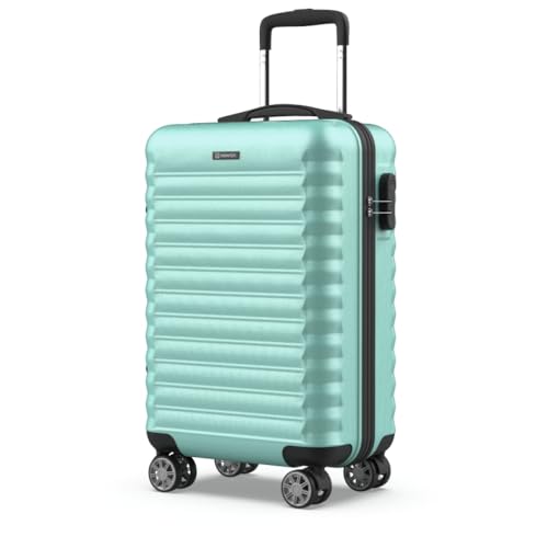 NUMADA - Maleta de Viaje Cabina 55x36x19cm (30L) Upfly XS con Cierre de Combinación y 4 Ruedas Dobles 360. Maleta de Mano Rígida Resistente, Ligera con Interior Compartimentado