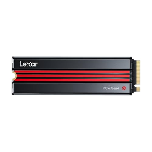 Lexar EQ790 SSD 4TB com dissipador de calor, M.2 2280 PCIe Gen4x4 NVMe SSD interno, velocidade até 7000 MB/s, unidade de estado sólido para PS5, PC