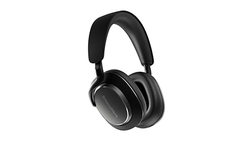 Bowers & Wilkins Px7 S3 Auriculares Over-Ear Bluetooth, cancelamento de ruído, som Hi-Res, aptX Lossless, reprodução 30h, 8 microfones, carregamento rápido - preto antracite