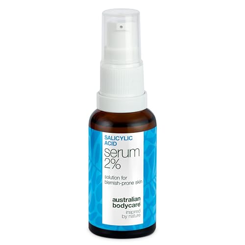 Sérum com ácido salicílico 2% para pele oleosa, poros entupidos e grãos, com zinco PCA, chá verde, ácido hialurónico e glicerina