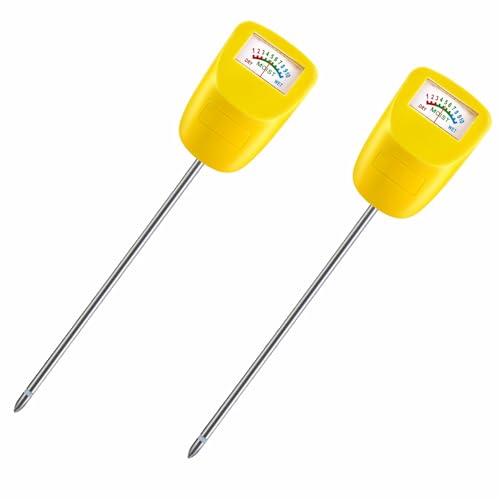 XLUX Medidor de solo para plantas, sensor de humidade do solo, monitor de água para jardinagem, agricultura, casa, plantas de interior e exterior flor, embalagem de 2
