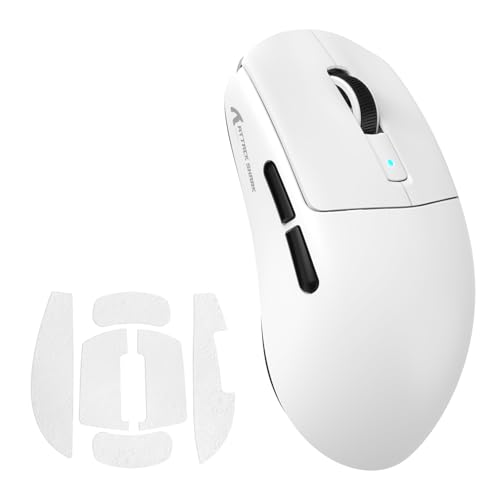 MAMBASNAKE x ATTACK SHARK R6 39 g SuperLIGHT Mouse with Grip Tape, PixArt PAW3950MAX Gaming Sensor, Wireless 8K, MCU Nodic 52840, BT/2,4 G/Wired Gaming Mouse, DPI, ajustável 4200 0, para