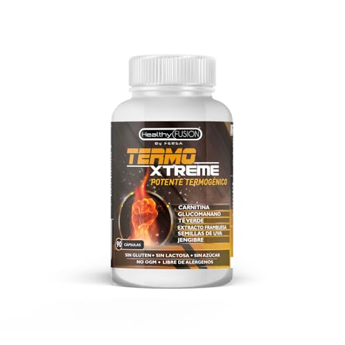 Termogénico e emagrecedor exclusivo com ação poderosa de queima de gordura, estimula o metabolismo, reduz o apetite, 90 cápsulas com Garcinia Cambogia, L-Carnitina, Glucomanan, CLA e chá verde