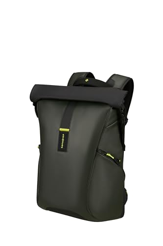 Samsonite Paradiver Light - mochila, Verde selvático, L, Pacote de rolo (17,3")