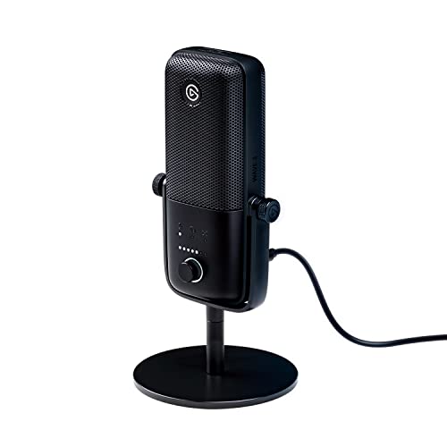 Elgato Wave:3 - Microfone condensador USB profissional premium para streaming, podcasts, jogos, escritório em casa, software misturador gratuito, plugins de efeitos, anti-distorção, plug n play, Mac,