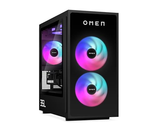 HP Computador de mesa Gaming OMEN (processador Intel Core Ultra 7 265K, 32 GB RAM, 1 TB SSD, NVIDIA GeForce RTX 5070, 12 GB, Windows 11)