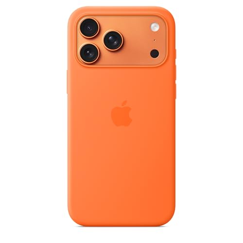 Apple Capa de silicone com MagSafe para iPhone 17 Pro MAX, laranja ​​​​​​​​​​