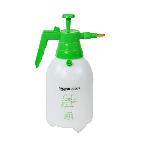 Amazon Basics Pulverizador de pressão com mecanismo de gatilho com bloqueio, 2 l