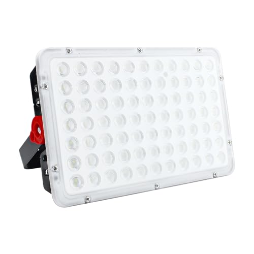 CREATESTAR Focos LED para exterior, 200 W, IP66 impermeável projetor LED exterior, foco exterior de 20000 LM Floodlight, foco branco frio de 6500 K, luz de inundação para armazém, jardim, garagem,