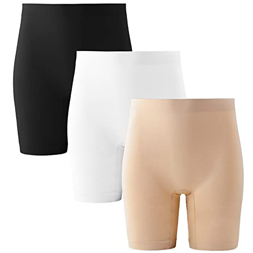 INNERSY Calções anti-fricção mulher debaixo da saia calções vestir cuecas anti-fricção 3 pack