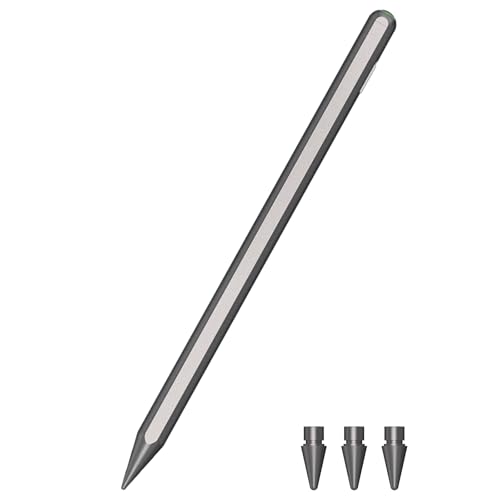 iPencil Pro para iPad (2018-2024), lápis com carregamento rápido Palm Rejection e Sensibilidade de inclinação, 2 geração para iPad Pro M4/Air M2, mini
